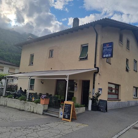 Ristorante Pizzeria Al Posta, Con Alogio Hotel Malvaglia Eksteriør billede